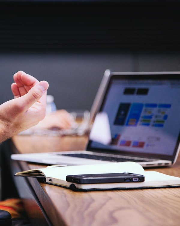 A technology consultation in progress